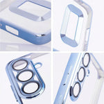 Carcasa COOL para Samsung A057 Galaxy A05s Borde Metalizado (Azul) - PixelPlaza