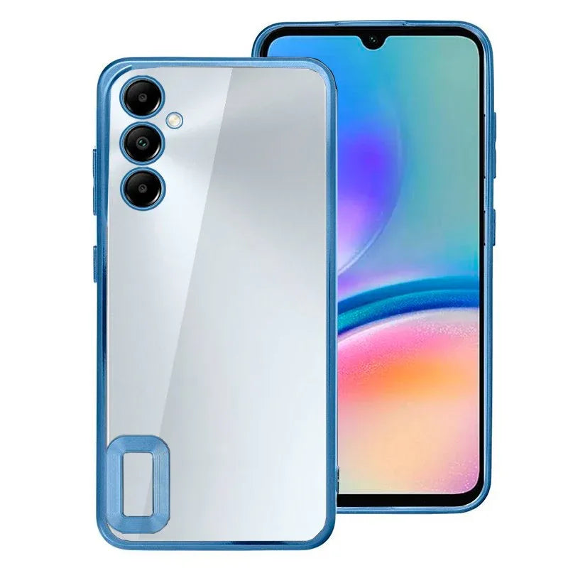 Carcasa COOL para Samsung A057 Galaxy A05s Borde Metalizado (Azul) - PixelPlaza