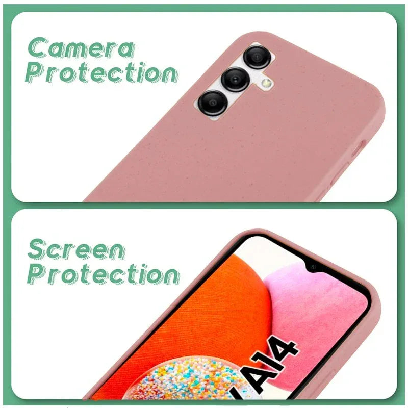 Carcasa COOL para Samsung A145 Galaxy A14 / A14 5G Eco Biodegradable Rosa - PixelPlaza