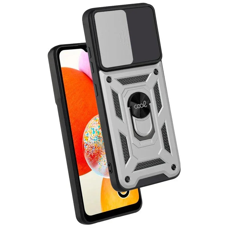 Carcasa COOL para Samsung A145 Galaxy A14 / A14 5G Hard Ring Plata - PixelPlaza