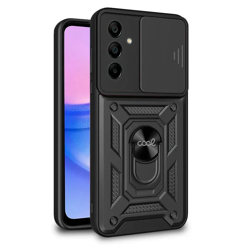 Carcasa COOL para Samsung A155 Galaxy A15 / A15 5G / M15 5G Hard Ring Negro - PixelPlaza