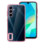 Carcasa COOL para Samsung A165 Galaxy A16 / A16 5G Borde Metalizado (Rosa) - PixelPlaza