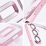 Carcasa COOL para Samsung A165 Galaxy A16 / A16 5G Borde Metalizado (Rosa) - PixelPlaza