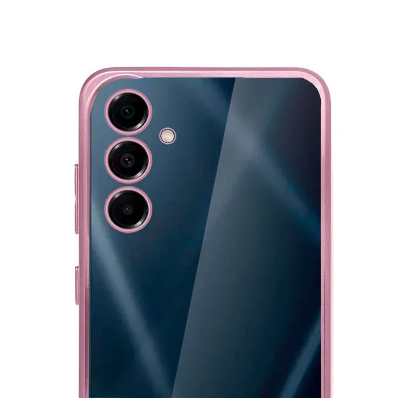 Carcasa COOL para Samsung A165 Galaxy A16 / A16 5G Borde Metalizado (Rosa) - PixelPlaza