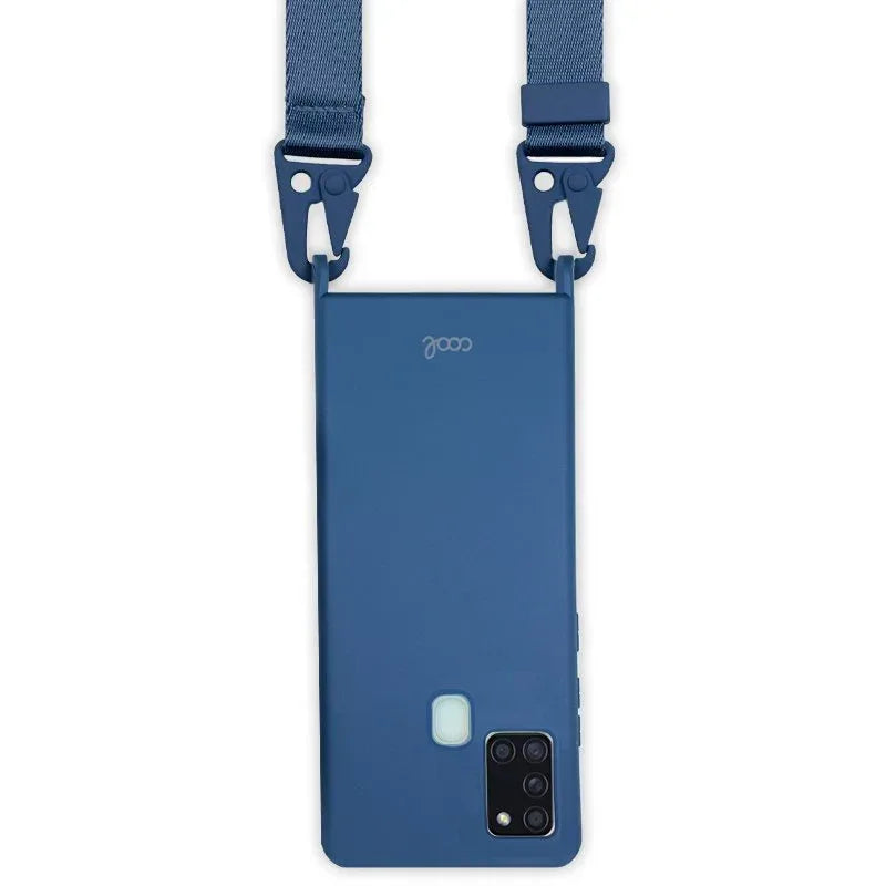 Carcasa COOL para Samsung A217 Galaxy A21s Cinta Azul - PixelPlaza