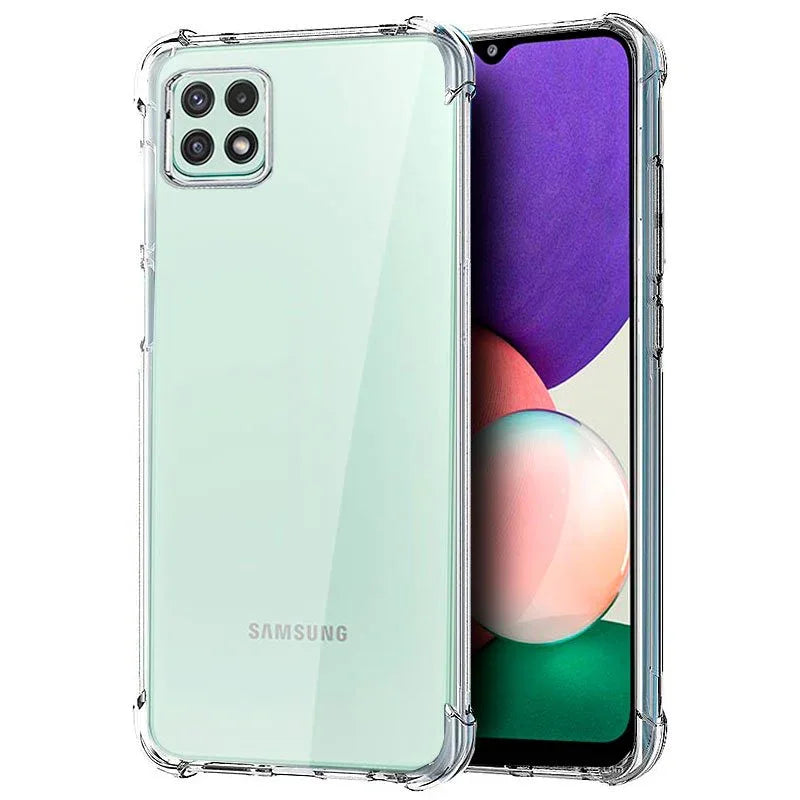 Carcasa COOL para Samsung A226 Galaxy A22 5G AntiShock Transparente - PixelPlaza