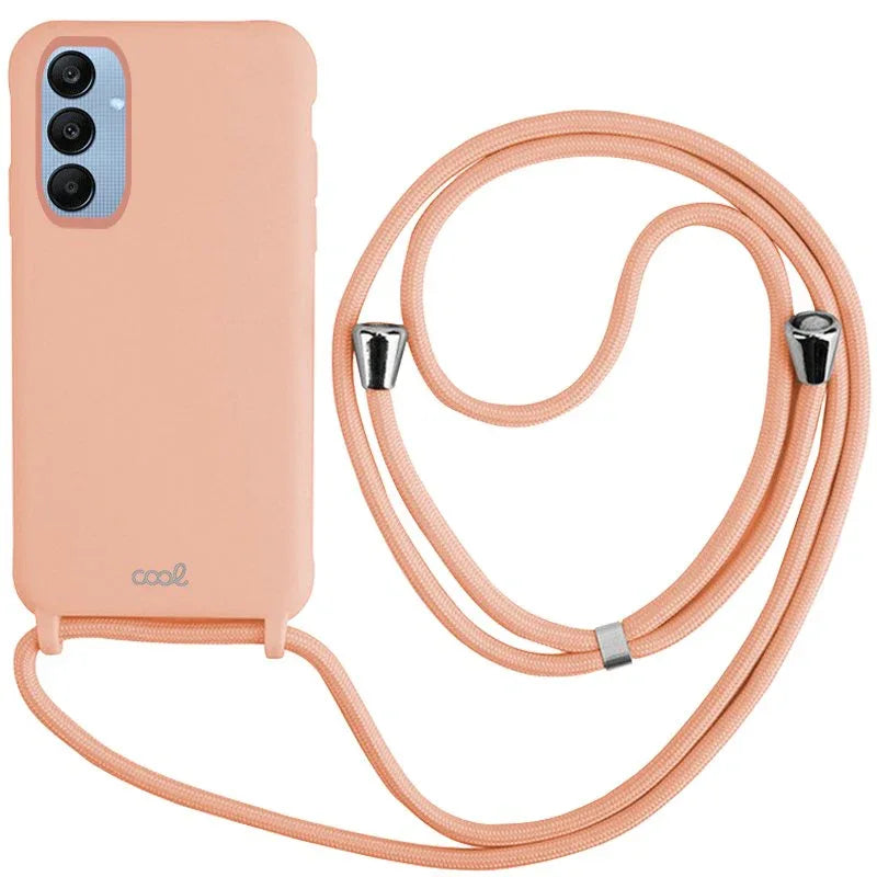 Carcasa COOL para Samsung A256 Galaxy A25 5G Cordón Liso Rosa - PixelPlaza