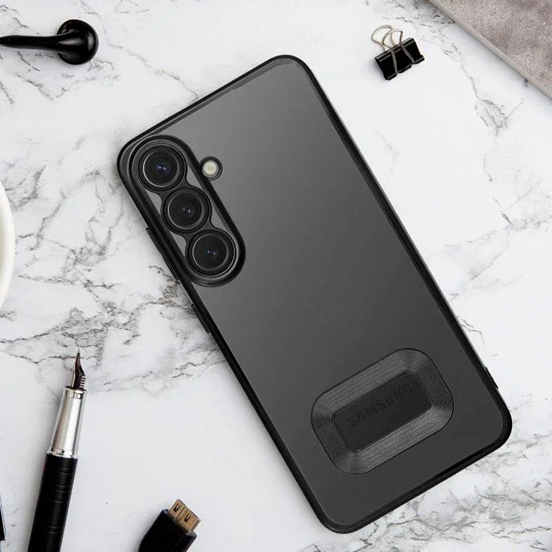 Carcasa COOL para Samsung A266 Galaxy A26 5G / A17 / A17 5G Borde Metalizado (Negro) - PixelPlaza