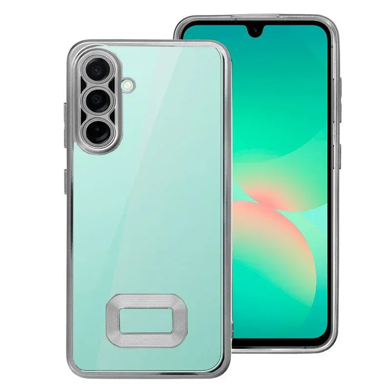 Carcasa COOL para Samsung A266 Galaxy A26 5G / A17 / A17 5G Borde Metalizado (Plata) - PixelPlaza