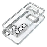 Carcasa COOL para Samsung A266 Galaxy A26 5G / A17 / A17 5G Borde Metalizado (Plata) - PixelPlaza