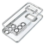 Carcasa COOL para Samsung A266 Galaxy A26 5G / A17 / A17 5G Borde Metalizado (Plata) - PixelPlaza