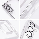 Carcasa COOL para Samsung A266 Galaxy A26 5G / A17 / A17 5G Borde Metalizado (Plata) - PixelPlaza