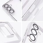Carcasa COOL para Samsung A266 Galaxy A26 5G / A17 / A17 5G Borde Metalizado (Plata) - PixelPlaza