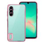 Carcasa COOL para Samsung A266 Galaxy A26 5G / A17 / A17 5G Borde Metalizado (Rosa)