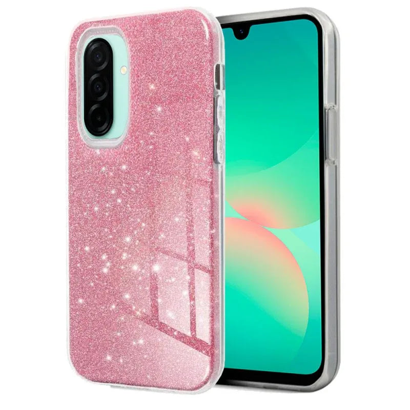 Carcasa COOL para Samsung A266 Galaxy A26 5G / A17 / A17 5G Glitter Rosa - PixelPlaza