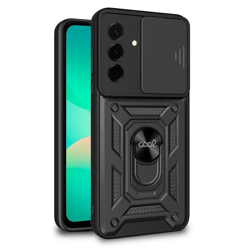 Carcasa COOL para Samsung A266 Galaxy A26 5G / A17 / A17 5G Hard Ring Negro - PixelPlaza