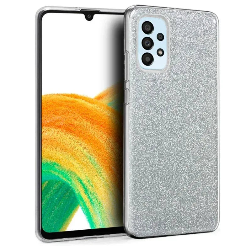 Carcasa COOL para Samsung A336 Galaxy A33 5G Glitter Plata - PixelPlaza
