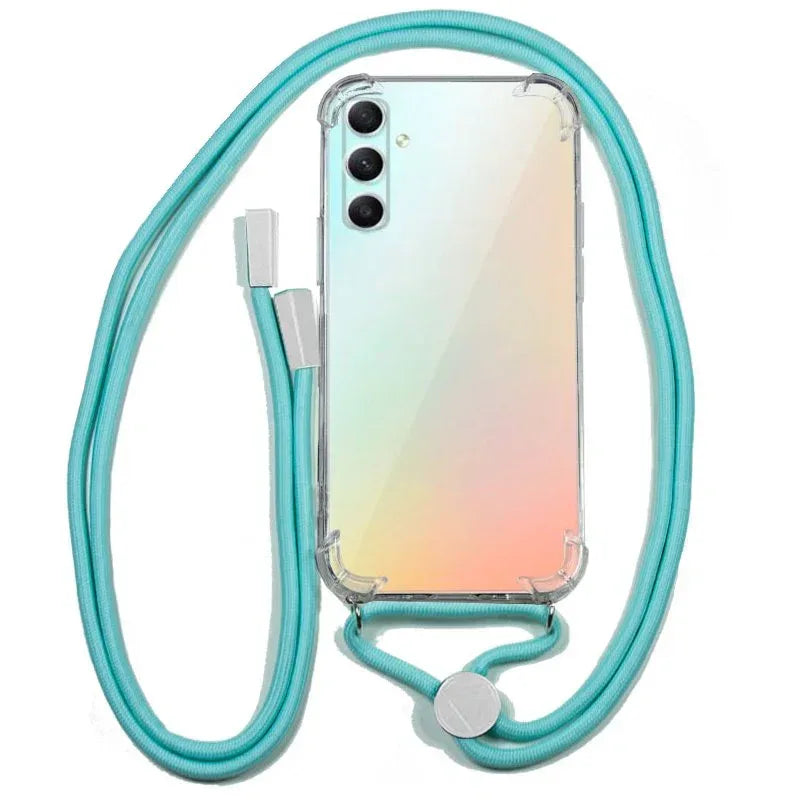 Carcasa COOL para Samsung A346 Galaxy A34 5G Cordón Celeste - PixelPlaza