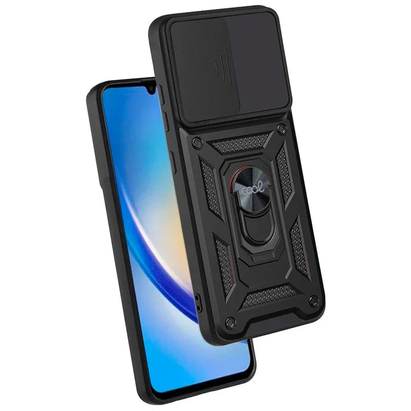 Carcasa COOL para Samsung A346 Galaxy A34 5G Hard Ring Negro - PixelPlaza