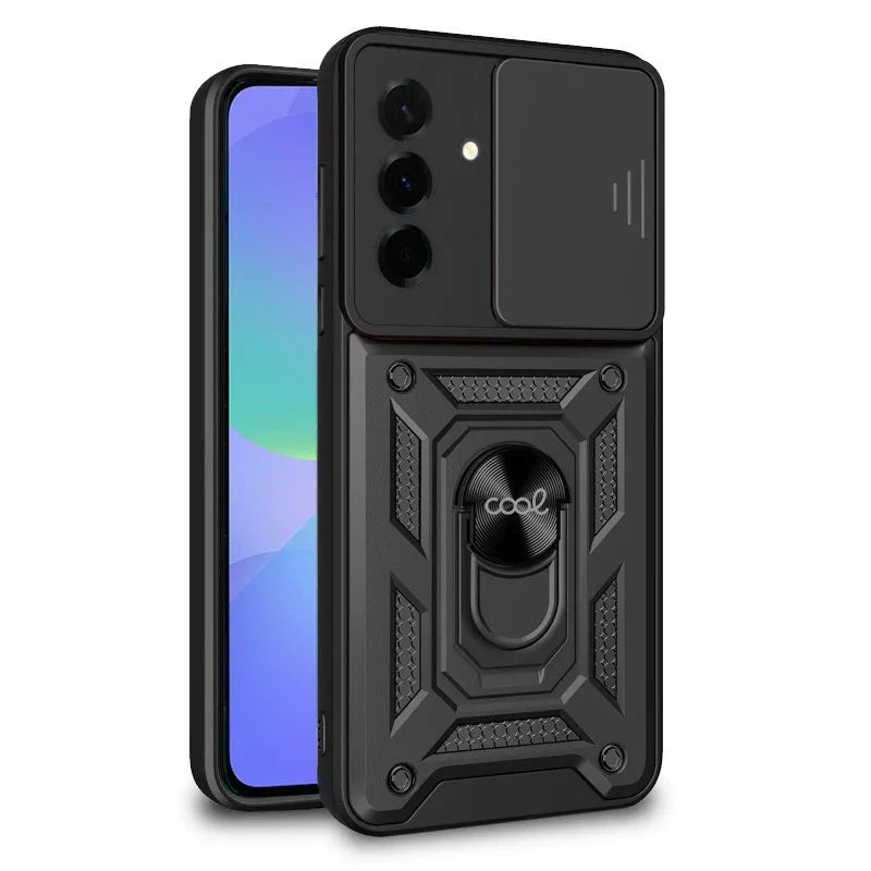 Carcasa COOL para Samsung A366 Galaxy A36 5G Hard Ring Negro - PixelPlaza