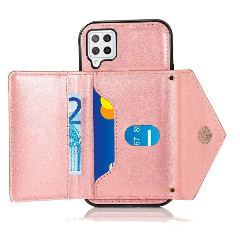Carcasa COOL para Samsung A426 Galaxy A42 5G Colgante Wallet Rosa - PixelPlaza