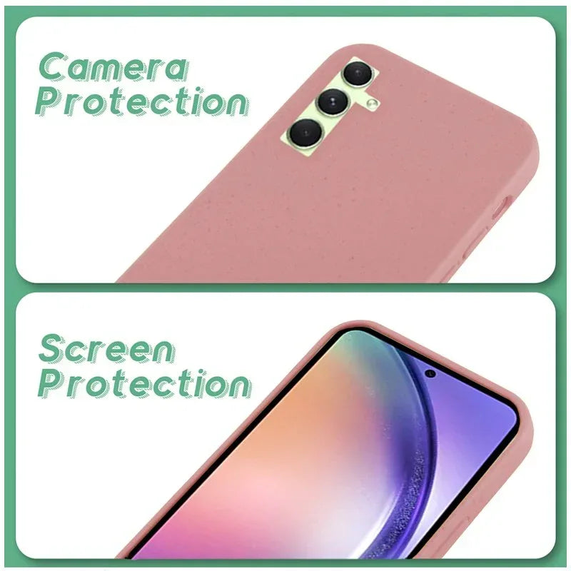 Carcasa COOL para Samsung A546 Galaxy A54 5G Eco Biodegradable Rosa - PixelPlaza