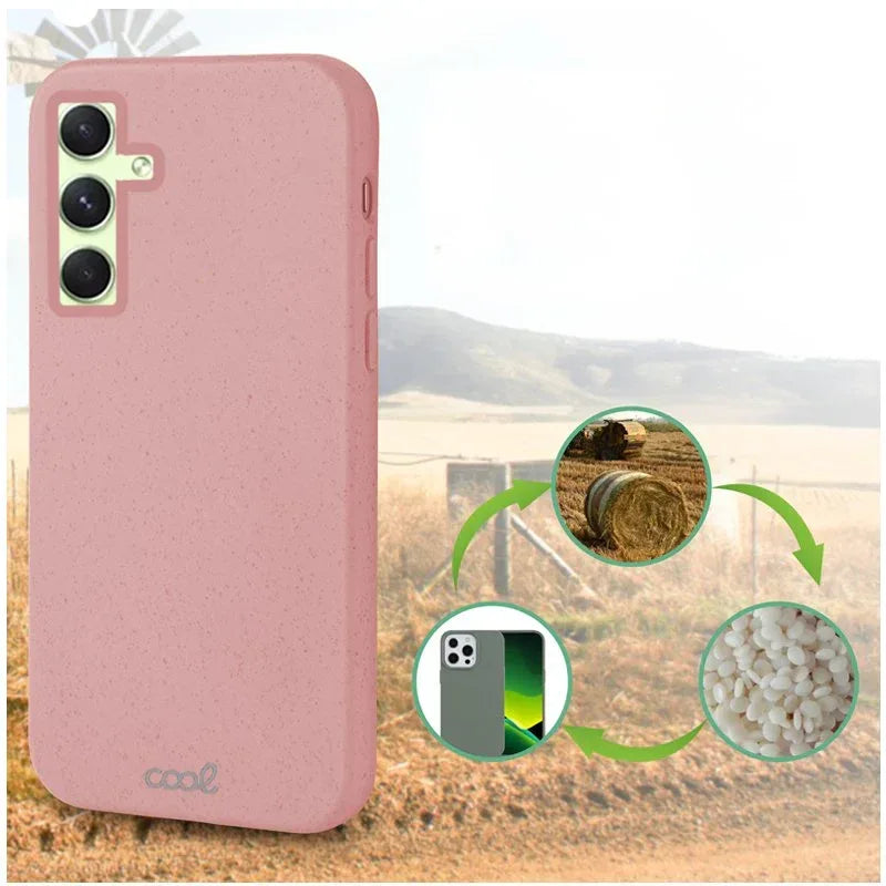 Carcasa COOL para Samsung A546 Galaxy A54 5G Eco Biodegradable Rosa - PixelPlaza