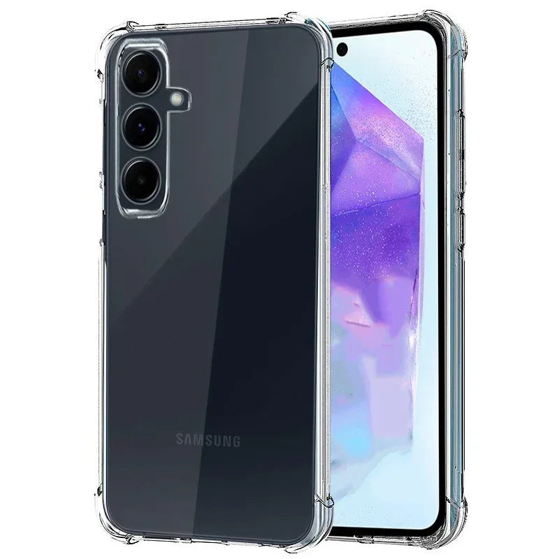 Carcasa COOL para Samsung A556 Galaxy A55 5G AntiShock Transparente - PixelPlaza