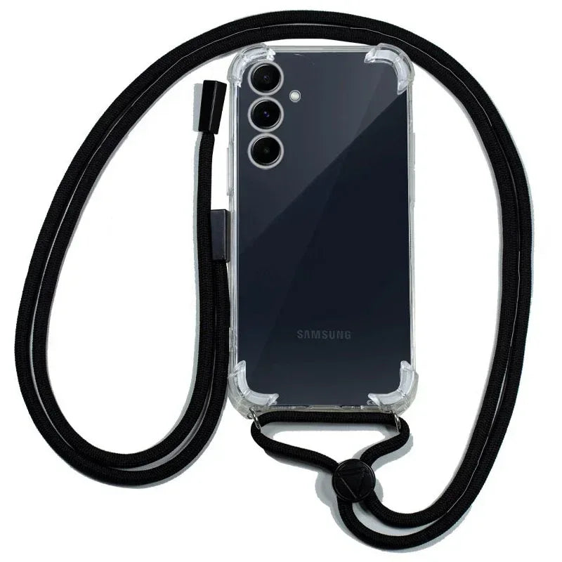 Carcasa COOL para Samsung A556 Galaxy A55 5G Cordón Negro - PixelPlaza