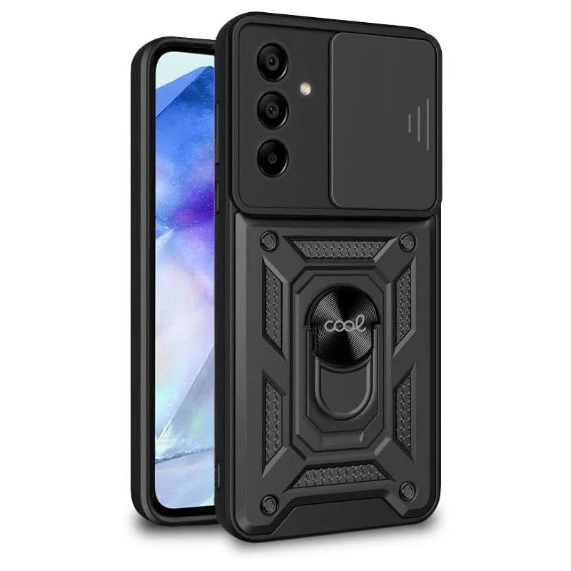 Carcasa COOL para Samsung A556 Galaxy A55 5G Hard Ring Negro - PixelPlaza