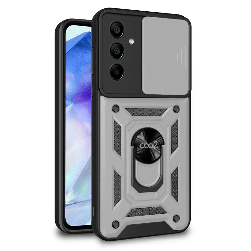 Carcasa COOL para Samsung A556 Galaxy A55 5G Hard Ring Plata - PixelPlaza