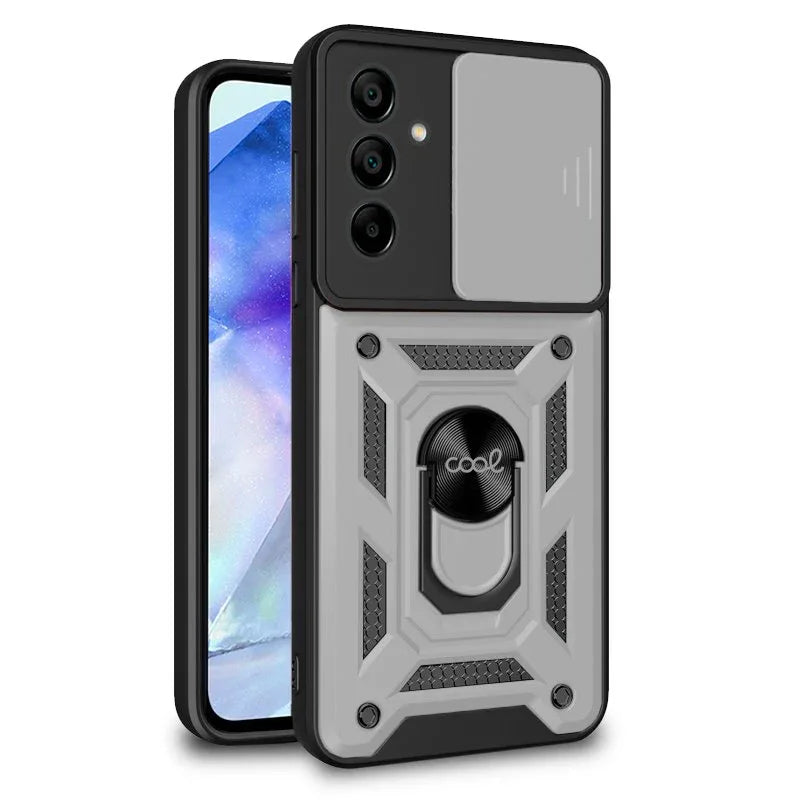 Carcasa COOL para Samsung A556 Galaxy A55 5G Hard Ring Plata - PixelPlaza