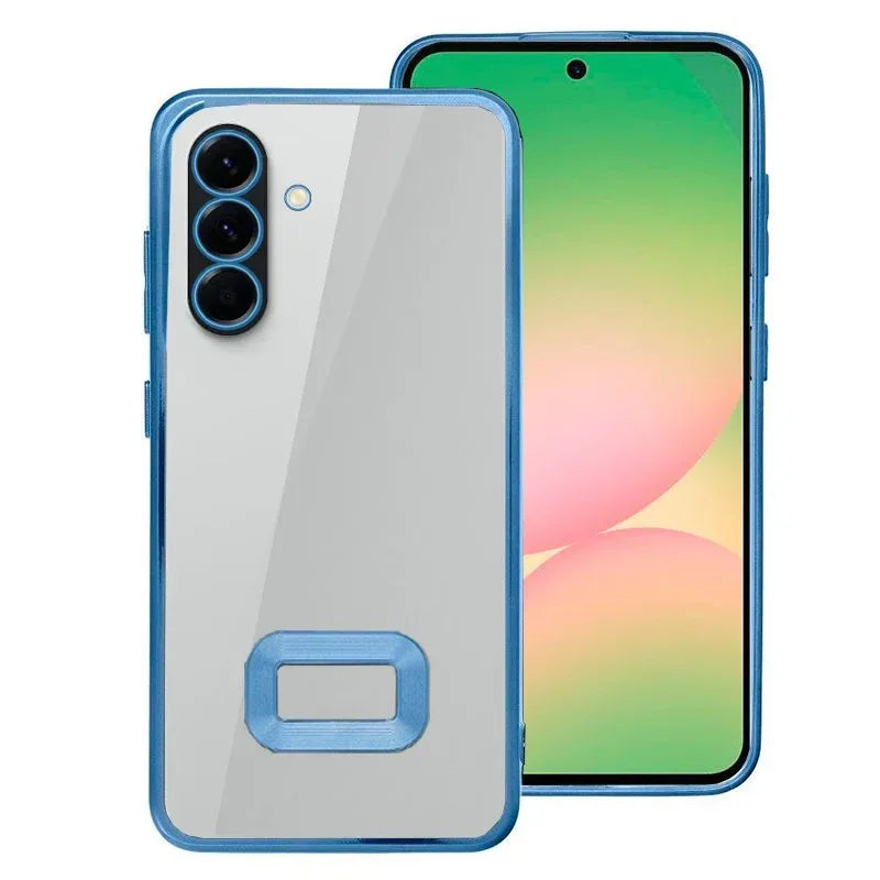 Carcasa COOL para Samsung A566 Galaxy A56 5G Borde Metalizado (Azul) - PixelPlaza