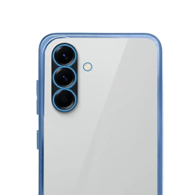 Carcasa COOL para Samsung A566 Galaxy A56 5G Borde Metalizado (Azul) - PixelPlaza