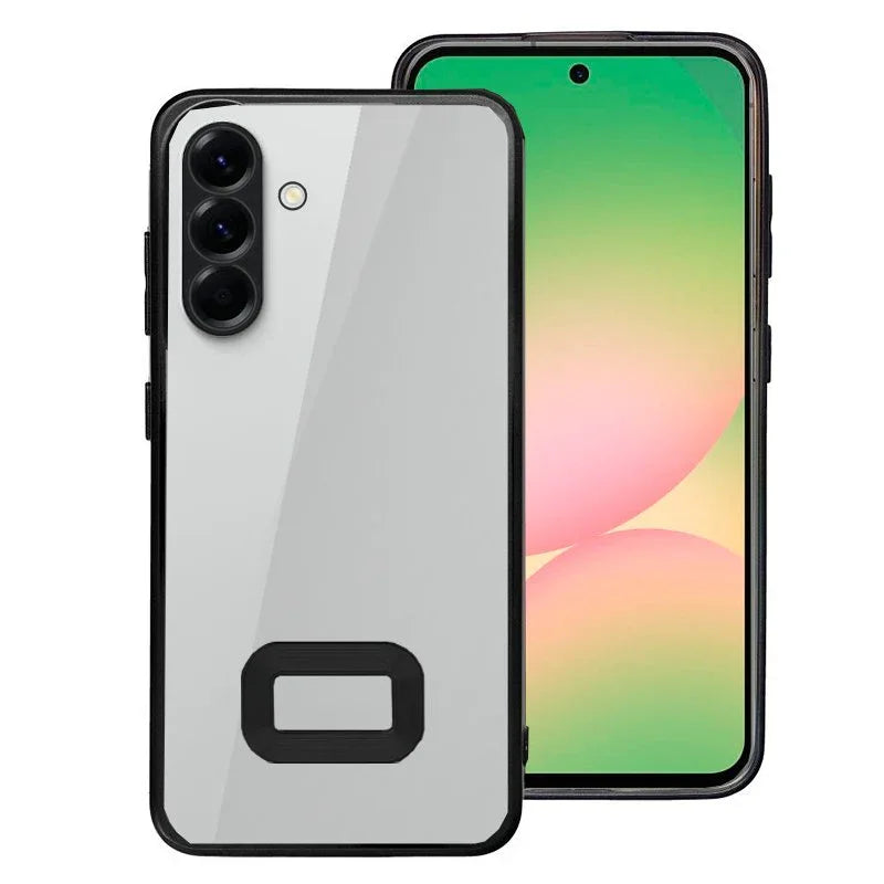 Carcasa COOL para Samsung A566 Galaxy A56 5G Borde Metalizado (Negro) - PixelPlaza