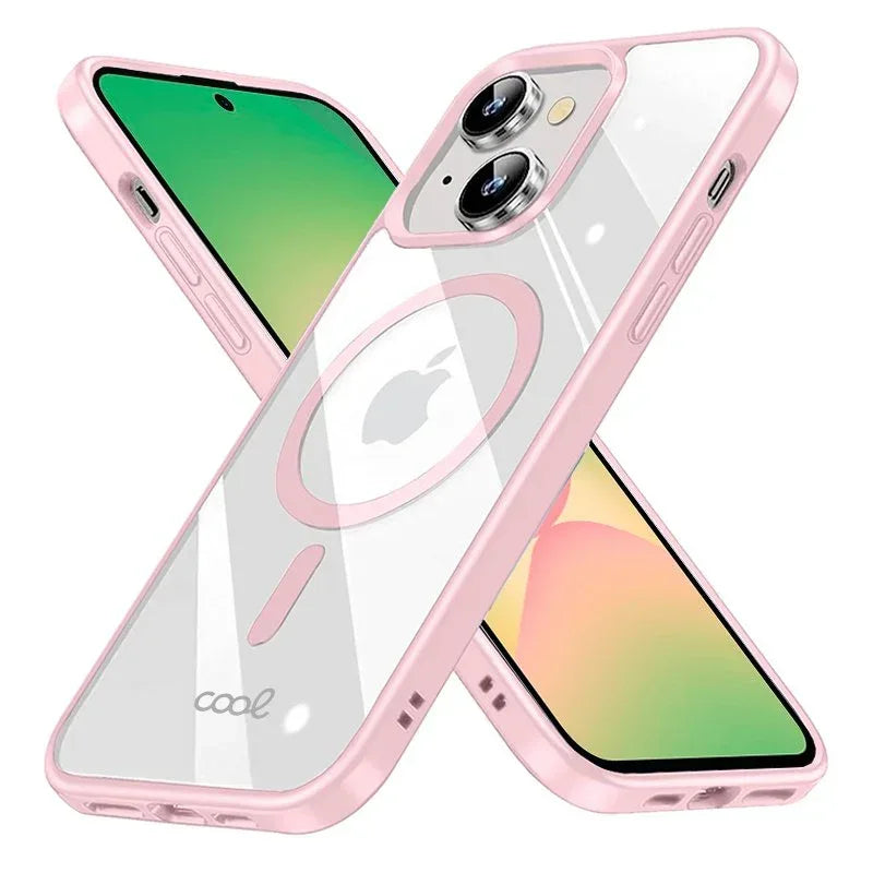 Carcasa COOL para Samsung A566 Galaxy A56 5G Magnética Borde Rosa - PixelPlaza