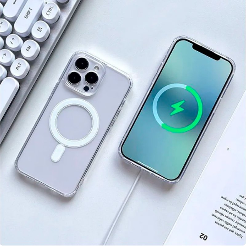Carcasa COOL para Samsung A566 Galaxy A56 5G Magnética Transparente