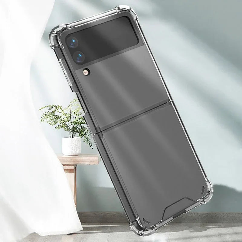 Carcasa COOL para Samsung F711 Galaxy Z Flip 3 AntiShock Transparente - PixelPlaza