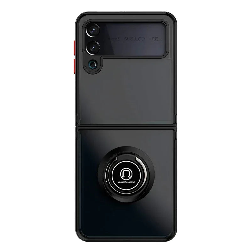 Carcasa COOL para Samsung F711 Galaxy Z Flip 3 Hard Anilla Negro - PixelPlaza