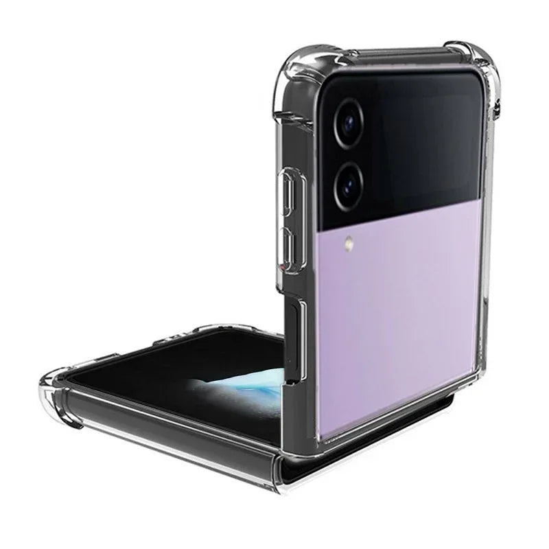 Carcasa COOL para Samsung F721 Galaxy Z Flip 4 AntiShock Transparente - PixelPlaza