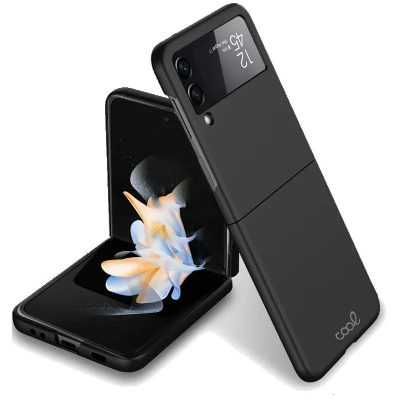 Carcasa COOL para Samsung F721 Galaxy Z Flip 4 Cover Plegable Negro - PixelPlaza