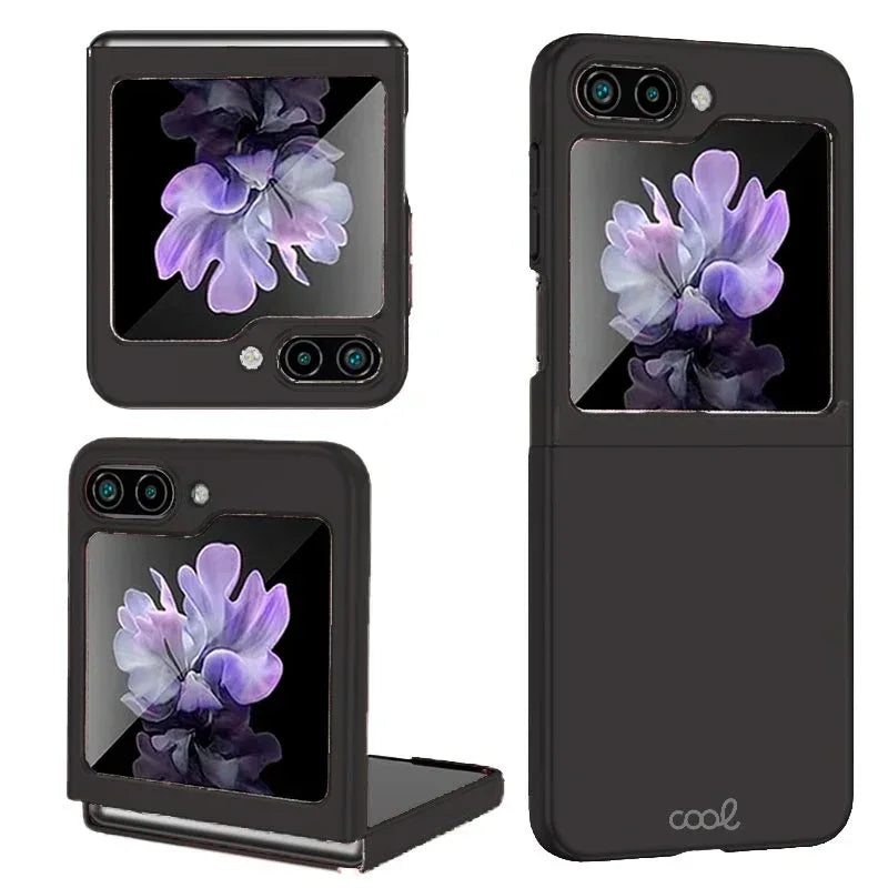 Carcasa COOL para Samsung F731 Galaxy Z Flip 5 Cover Plegable Negro - PixelPlaza