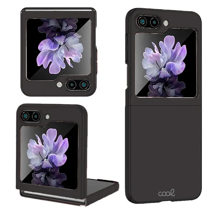 Carcasa COOL para Samsung F731 Galaxy Z Flip 5 Cover Plegable Negro - PixelPlaza