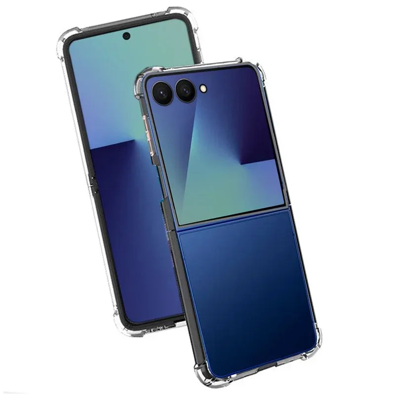 Carcasa COOL para Samsung F766 Galaxy Z Flip 7 AntiShock Transparente - PixelPlaza
