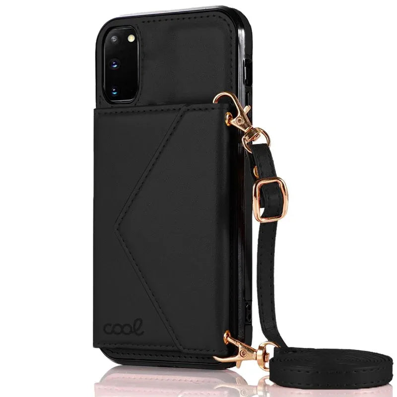 Carcasa COOL para Samsung G980 Galaxy S20 Colgante Wallet Negro - PixelPlaza