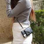 Carcasa COOL para Samsung G990 Galaxy S21 Colgante Wallet Negro - PixelPlaza
