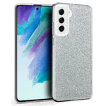Carcasa COOL para Samsung G990B Galaxy S21 FE Glitter Plata - PixelPlaza