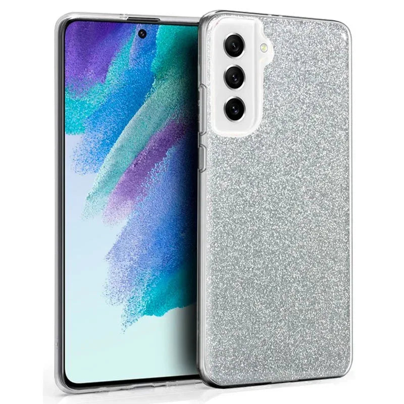 Carcasa COOL para Samsung G990B Galaxy S21 FE Glitter Plata - PixelPlaza