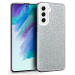 Carcasa COOL para Samsung G990B Galaxy S21 FE Glitter Plata - PixelPlaza