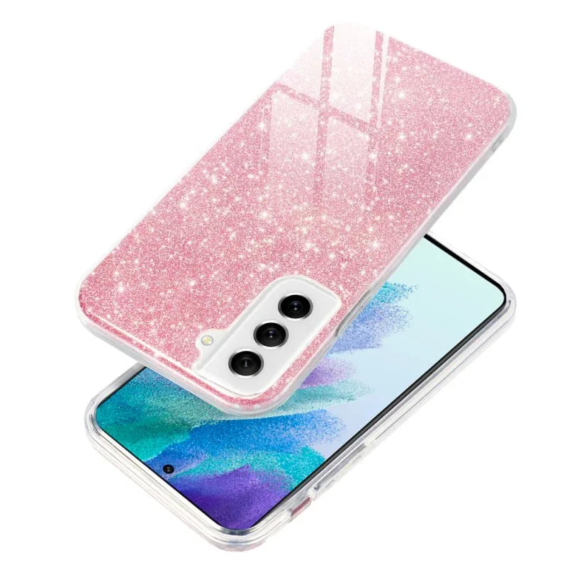 Carcasa COOL para Samsung G990B Galaxy S21 FE Glitter Rosa - PixelPlaza